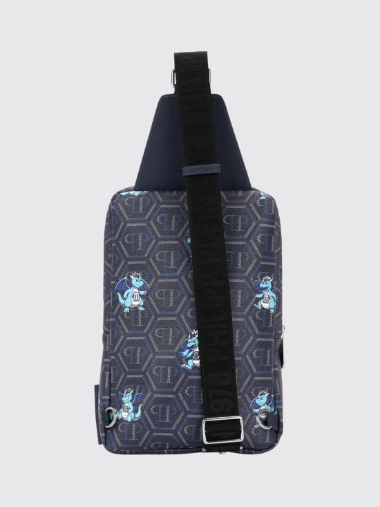 26FW 필립 플레인 백팩 FAFAMBA1524PLE010N 14 Blue - PHILIPP PLEIN