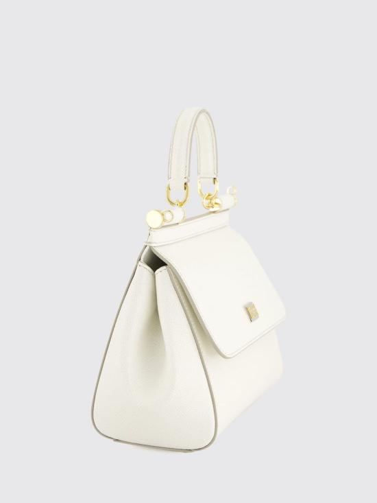 26FW 돌체앤가바나 미디움 시실리 핸드백 BB6003B1001 80001 White - DOLCE & GABBANA