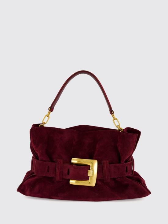 26FW 발망 토트백 HN1KK990LSDD 3GN Burgundy