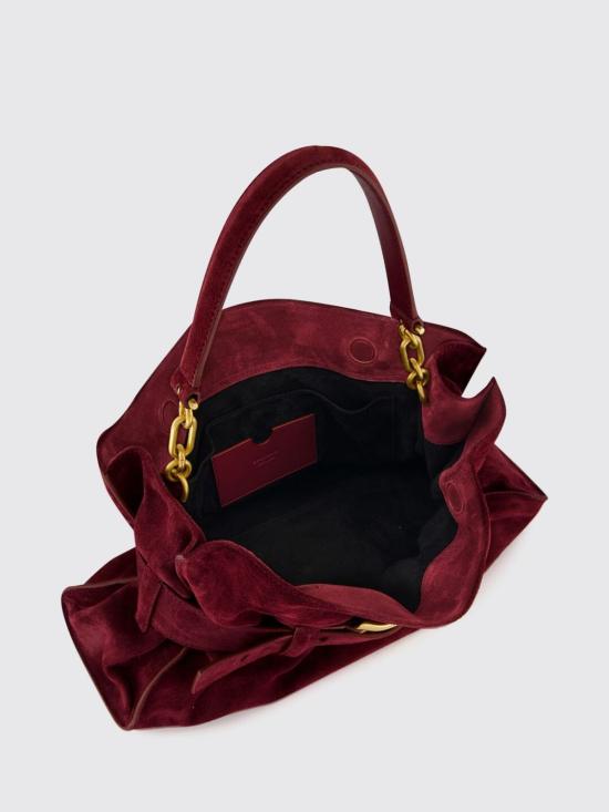 26FW 발망 토트백 HN1KK990LSDD 3GN Burgundy - BALMAIN
