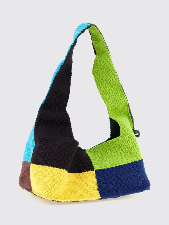 26FW 비비안웨스트우드 엘리 크로셰 패치워크 숄더백 46020019UK007P O105 Multicolor - VIVIENNE WESTWOOD