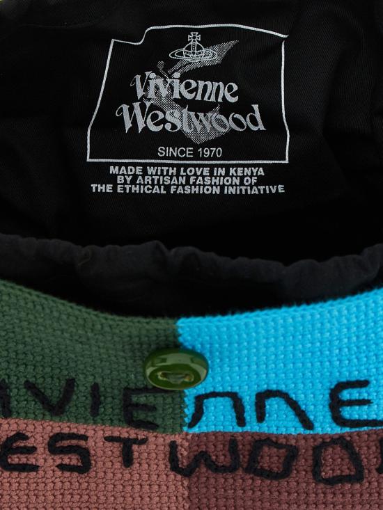 26FW 비비안웨스트우드 엘리 크로셰 패치워크 숄더백 46020019UK007P O105 Multicolor - VIVIENNE WESTWOOD