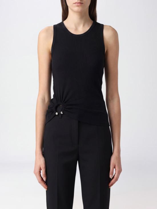 26FW 파코라반 반팔 티셔츠 24FJTE165CO0530 P001 Black