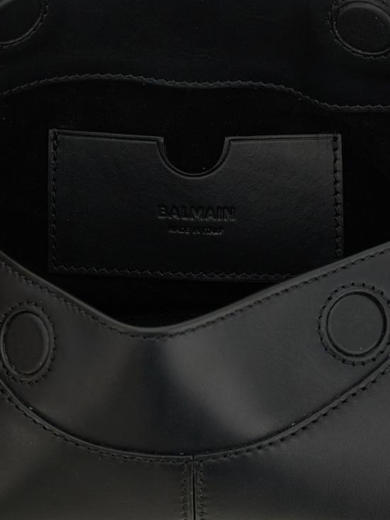 26FW 발망 숄더백 HN0AE095LMRK 0PA Black - BALMAIN