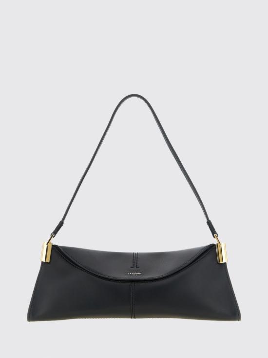 26FW 발망 숄더백 HN0AE095LMRK 0PA Black