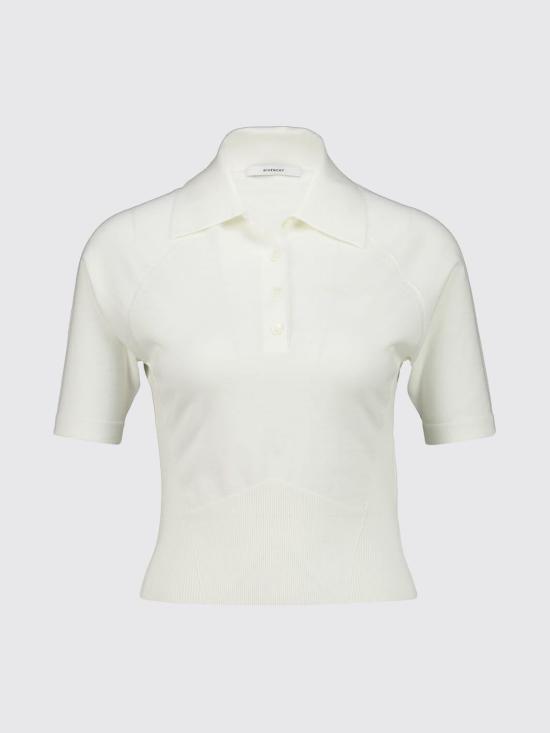 26FW 지방시 탑 BW61L64ZUU 105 White - GIVENCHY
