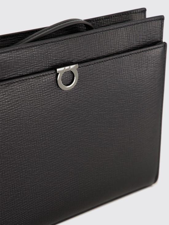 26FW 살바토레 페라가모 브리프케이스 241809 786399 001 Black - SALVATORE FERRAGAMO