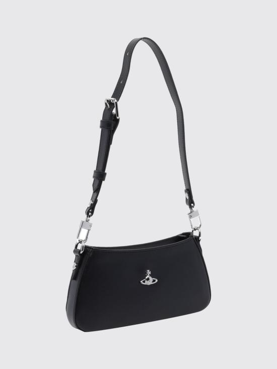 26FW 비비안웨스트우드 ORB 타샤 레더 스터드 숄더백 5801000JWS0026 N401 Black - VIVIENNE WESTWOOD