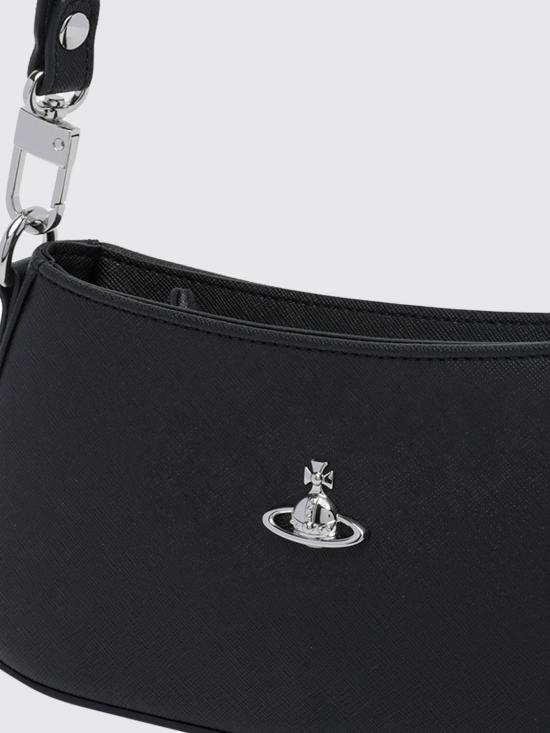 26FW 비비안웨스트우드 ORB 타샤 레더 스터드 숄더백 5801000JWS0021 N401 Black - VIVIENNE WESTWOOD