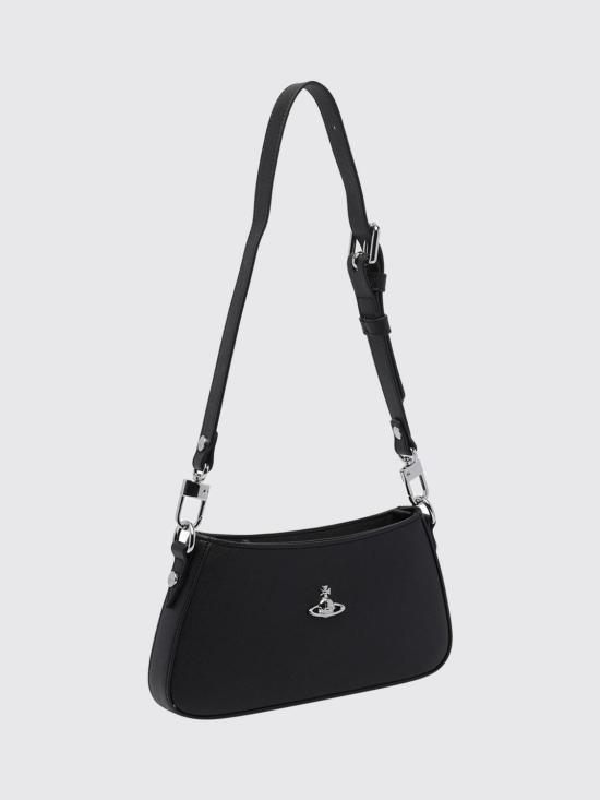 26FW 비비안웨스트우드 ORB 타샤 레더 스터드 숄더백 5801000JWS0021 N401 Black - VIVIENNE WESTWOOD