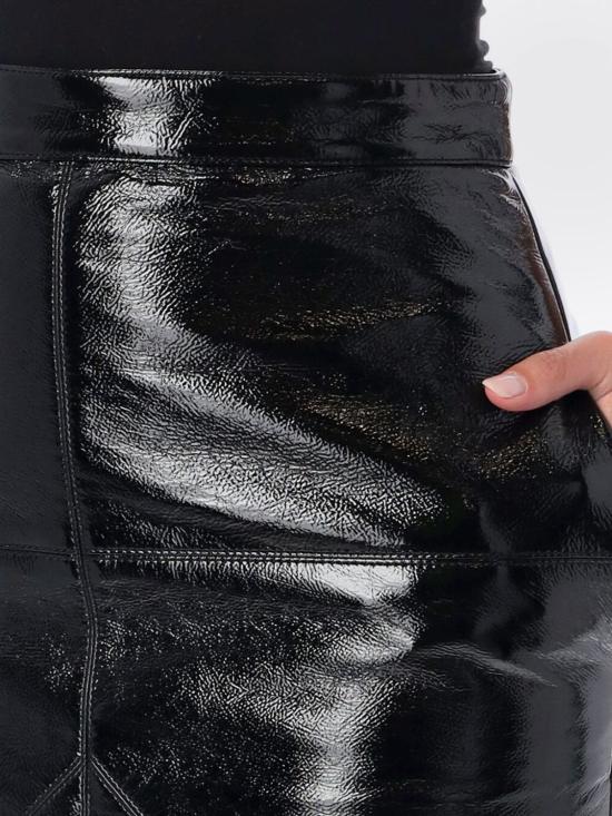 26FW 랑방 스커트 ST02036378 10 Black - LANVIN