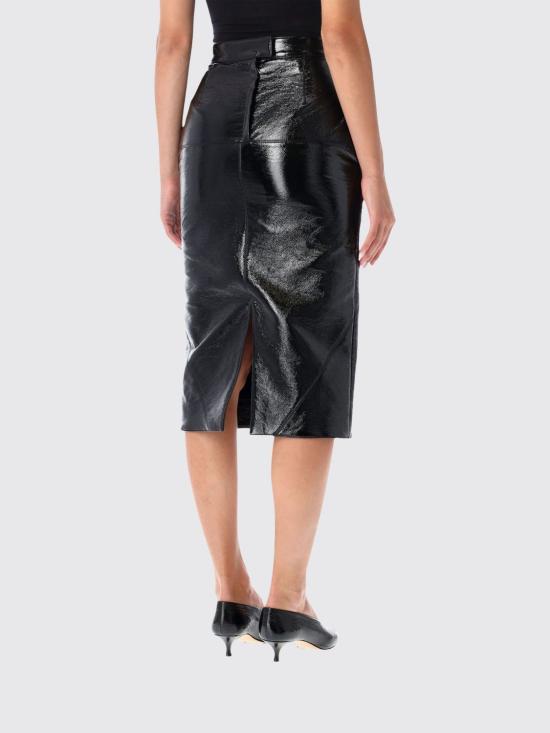 26FW 랑방 스커트 ST02036378 10 Black - LANVIN