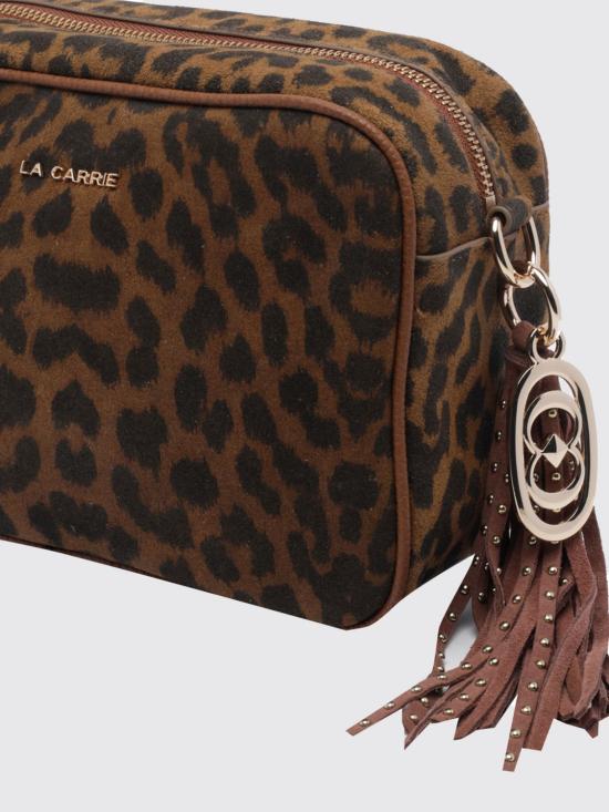 26FW 라캐리 토트백 162PCC551 SULLEOPARD Brown - LA CARRIE