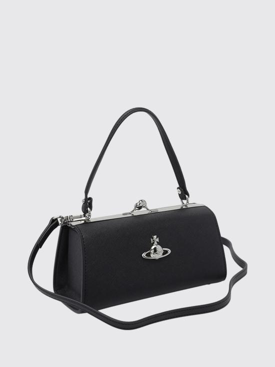 26FW 비비안웨스트우드 오르브 메탈 버클 레더 벨트 4B01000QWS0021 N401 Black - VIVIENNE WESTWOOD