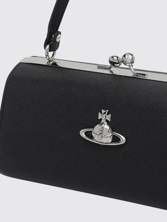 26FW 비비안웨스트우드 오르브 메탈 버클 레더 벨트 4B01000QWS0021 N401 Black - VIVIENNE WESTWOOD