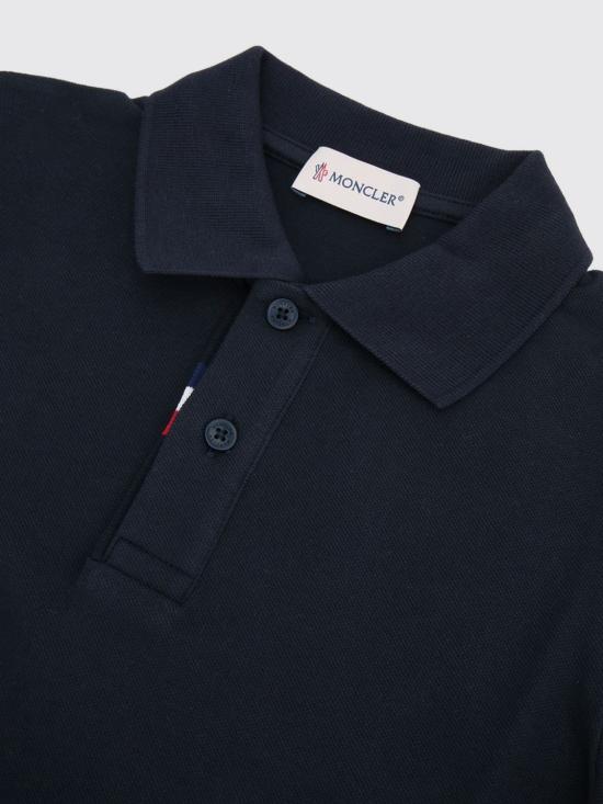 26FW [키즈] 몽클레어 폴로 셔츠 8A000068496W 778 Navy - MONCLER