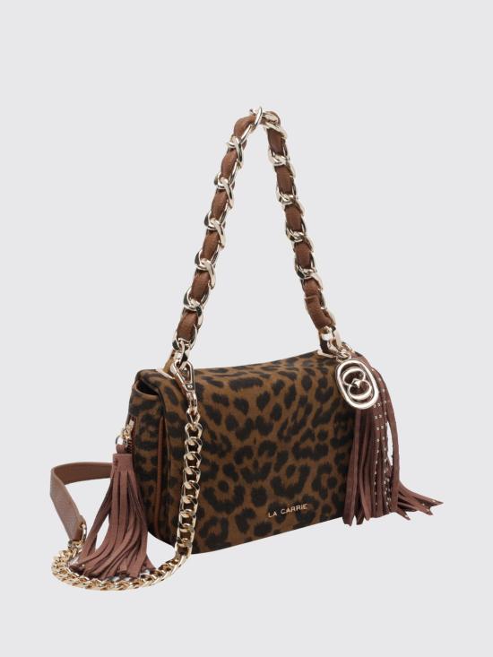 26FW 라캐리 토트백 162PBS532 SULLEOPARD Brown - LA CARRIE