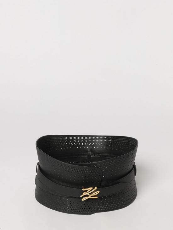 26FW 칼라거펠트 레귤러 벨트 B3W33015 999 Black