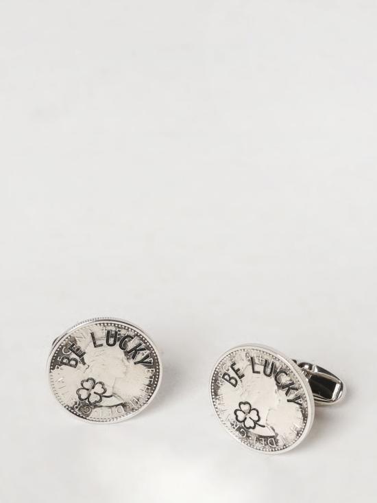 26FW 폴 스미스 커프스 링크/타이 홀더 M1ACUFFWCOIN 82 Silver