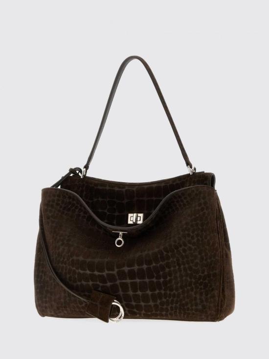 26FW 발렌시아가 로데오 미디움 핸드백 7897722ABFA 2411 Brown - BALENCIAGA
