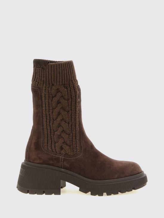 26FW 지미추 부츠 TAMIAFLATBWZ CHOCOLATECHOCOLATE Brown