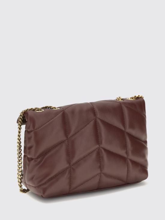 26FW 생로랑 토이 푸퍼 램스킨 숄더백 7593371EL07 6197 Wine - SAINT LAURENT