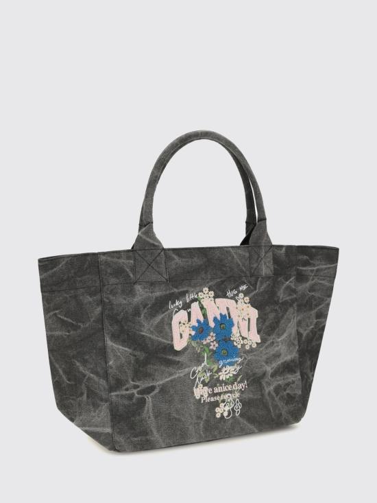 26FW 가니 토트백 C2080038 252 Charcoal - GANNI