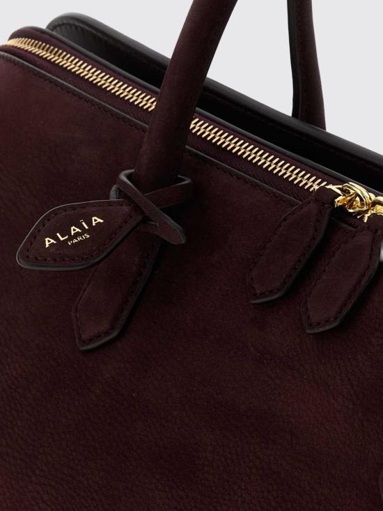 26FW 알라이아 토트백 AA1L1016CA214 332 Burgundy - ALAIA