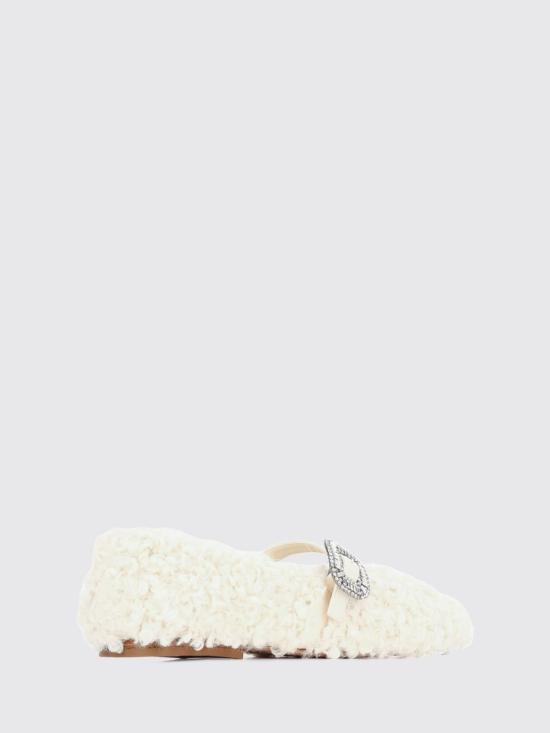 26FW 로저비비에 플랫 슈즈 RVW74346030VT6 0J03 White - ROGER VIVIER