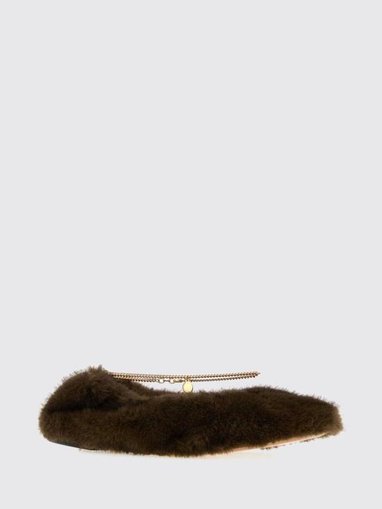 26FW 스텔라 맥카트니 플랫 슈즈 810659E00341 2007 Coffee - STELLA MCCARTNEY