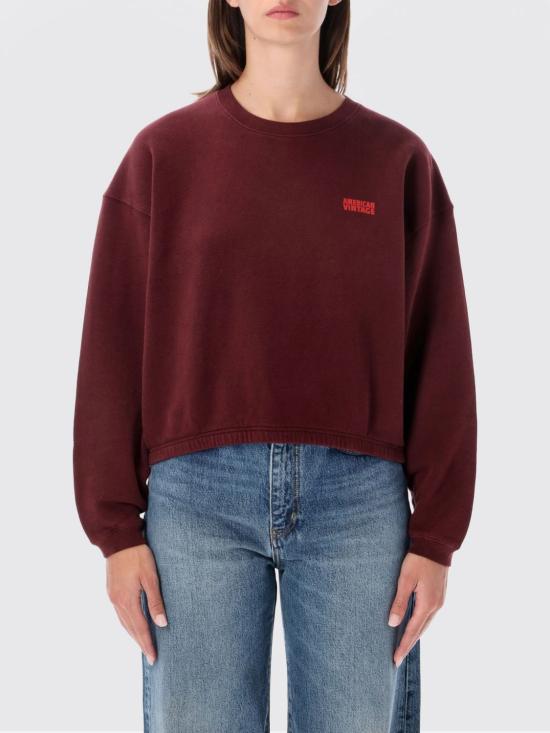 26FW 아메리칸 빈티지 스웨터 KIZU03AH26BAPAVIN CERISIER Burgundy