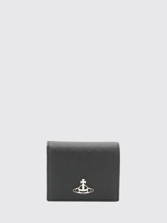 26FW 비비안웨스트우드 사피아노 숏 월렛 51150031WL001N N401 Black