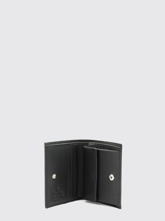 26FW 비비안웨스트우드 사피아노 숏 월렛 51150031WL001N N401 Black - VIVIENNE WESTWOOD