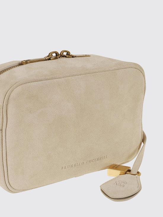 26FW 브루넬로 쿠치넬리 크로스백 MBDLB2845 C8905 White - BRUNELLO CUCINELLI