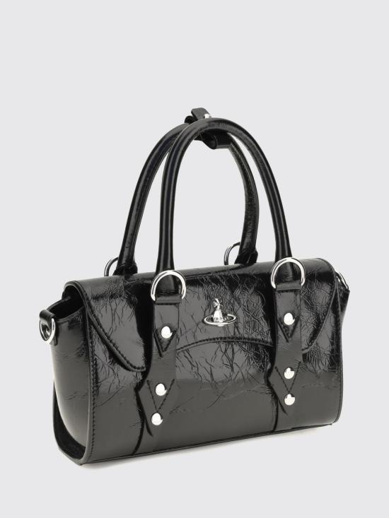 26FW 비비안웨스트우드 베띠나 미니 크로스바디 탑핸들 백 4803001PWL00EO N401 Black - VIVIENNE WESTWOOD
