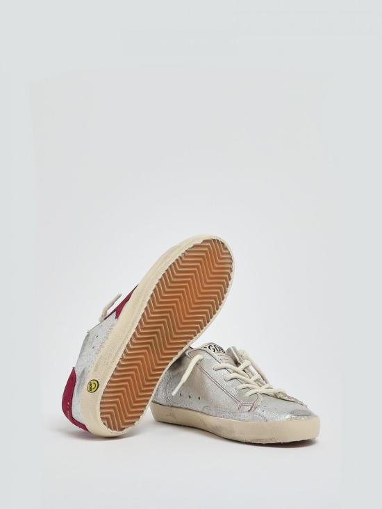 26FW [키즈] 골든구스 스니커즈 GYF00101F00865970217 Silver - GOLDEN GOOSE