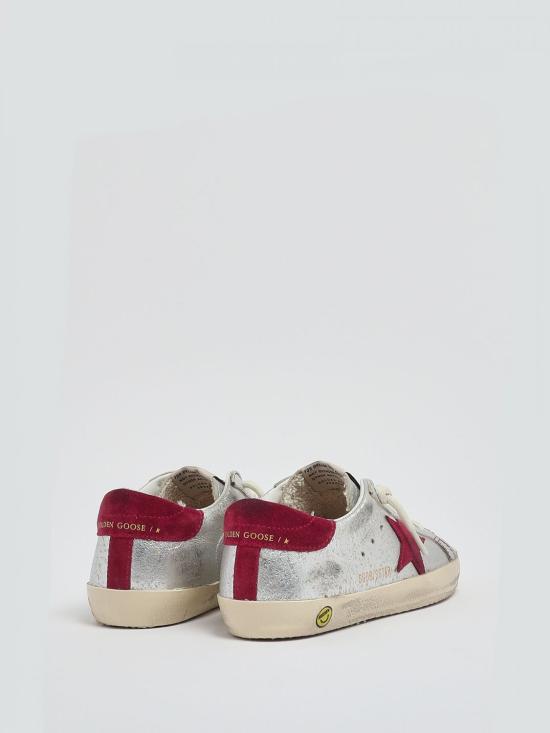 26FW [키즈] 골든구스 스니커즈 GYF00101F00865970217 Silver - GOLDEN GOOSE