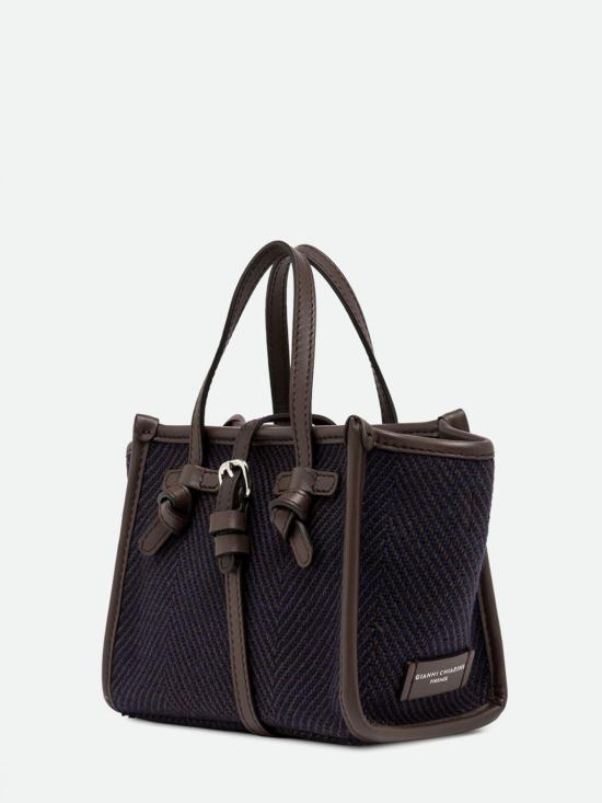 26FW 지아니 끼아리니 토트백 BS8065COMMSPIGA Navy - GIANNI CHIARINI