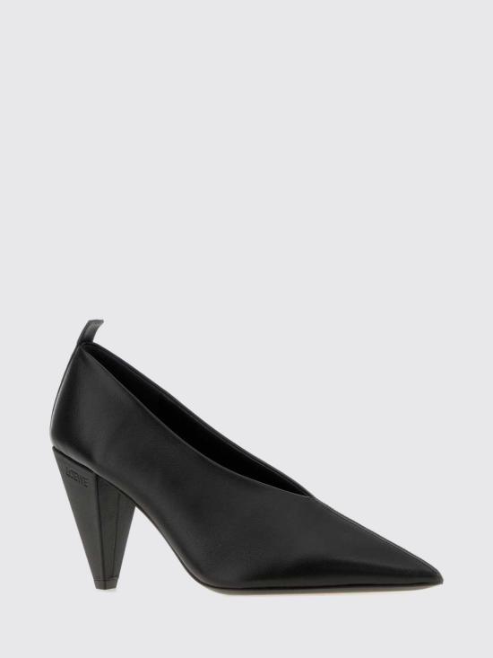 26FW 로에베 오리가미 큐빅 램스킨 펌프스 L815S01XAA Black - LOEWE