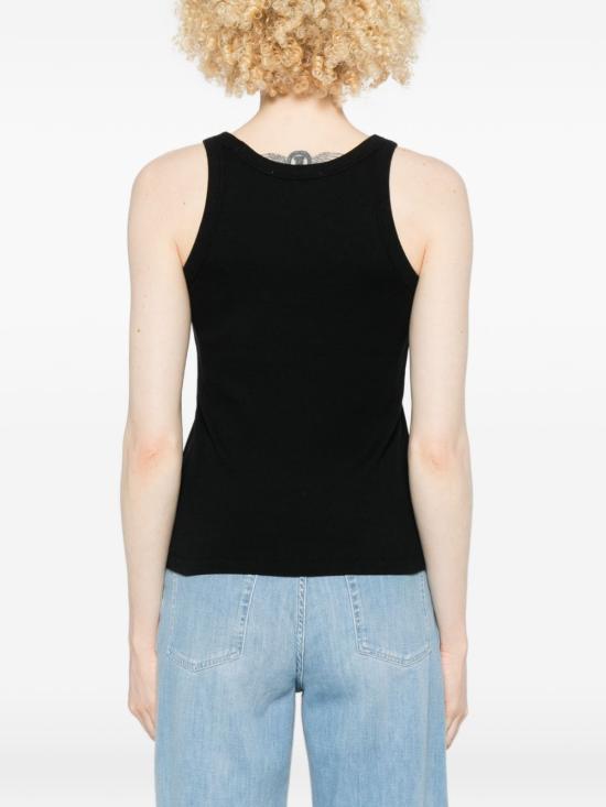  메종키츠네 민소매 티셔츠 QW00600KA0033P199 P26 BLACK - MAISON KITSUNE