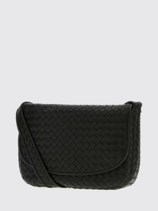 26FW 보테가베네타 베네토 플랩 메신저백 843836V5KD0 8803 Black - BOTTEGA VENETA