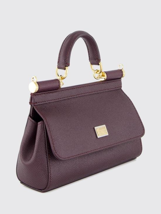 26FW 돌체앤가바나 SICILY 시실리 스몰 핸드백 BB7116B1001 8M073 Wine - DOLCE & GABBANA