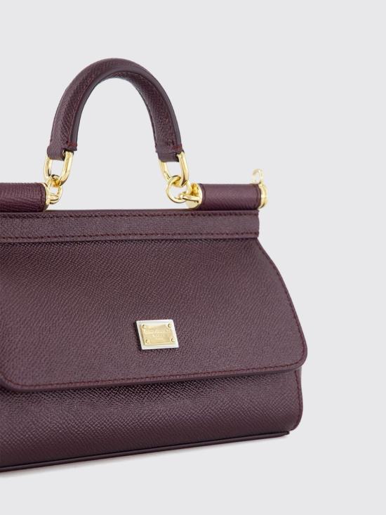 26FW 돌체앤가바나 SICILY 시실리 스몰 핸드백 BB7116B1001 8M073 Wine - DOLCE & GABBANA