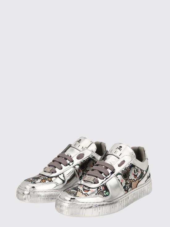 26FW 필립 플레인 스니커즈 PAFSUSC0946PLE010N 70 Silver - PHILIPP PLEIN