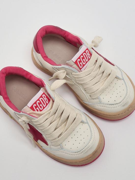 26FW [키즈] 골든구스 스니커즈 GJF00439F00424710350 White - GOLDEN GOOSE