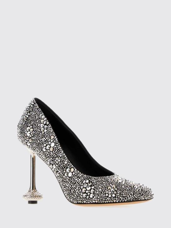 26FW 로에베 토이 스웨이드 펌프스 LLSTS01X47 Silver - LOEWE