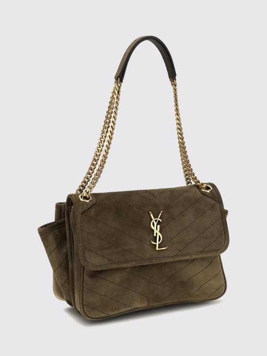 26FW 생로랑 숄더백 8129431U807 3212 Moss Green - SAINT LAURENT