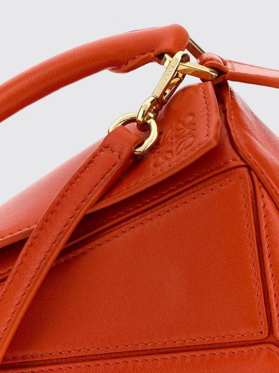 26FW 로에베 퍼즐 라이트웨이트 미디엄 숄더백 A510PLIX18 DEEPSAFFRON Orange - LOEWE