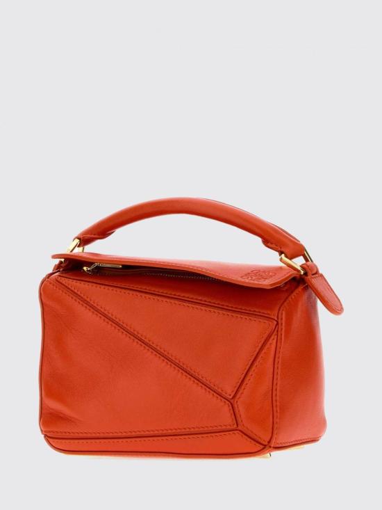 26FW 로에베 퍼즐 라이트웨이트 미디엄 숄더백 A510PLIX18 DEEPSAFFRON Orange - LOEWE