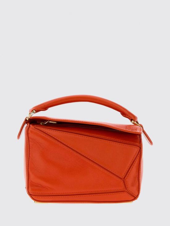26FW 로에베 퍼즐 라이트웨이트 미디엄 숄더백 A510PLIX18 DEEPSAFFRON Orange